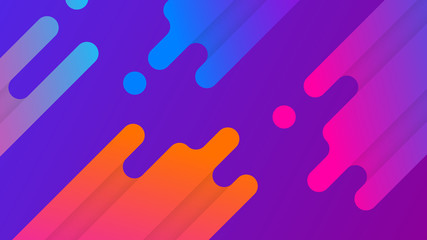 Gradient cloud modern bright background