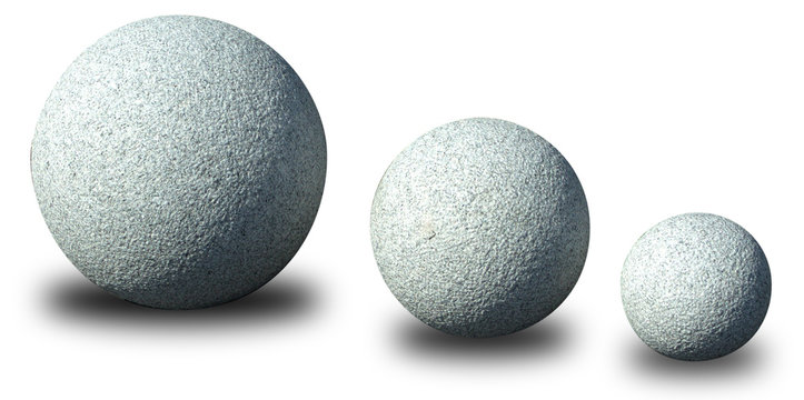  image of garden ornaments in the form of balls