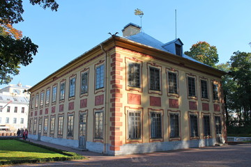 Palace of Peter I in the Summer Garden. St. Petersburg.