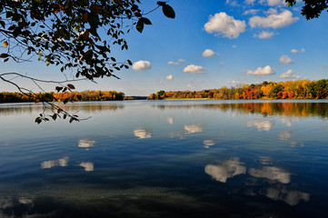 Summer Sky over Calm Water