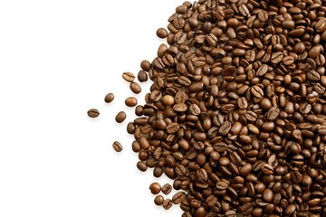 Coffee beans - isolated image