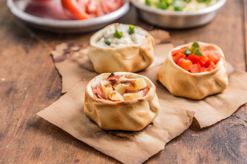 Empanadas caseras listas para comer