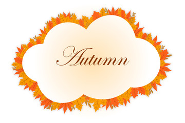 Diseño de fondo de otoño con hojas secas. Ilustración de recurso para presentación de otoño. Vectores para fondo de noviembre