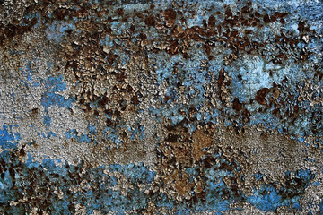 rusty iron wall background / abstract old background iron texture