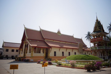 Fototapeta premium Vientiane, Laos: WAT ONG TEU TEMPLE 