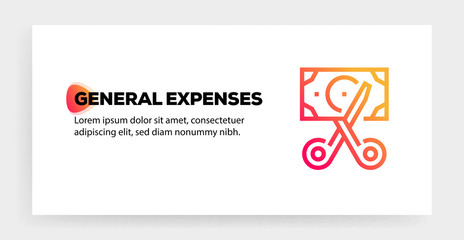 GENERAL EXPENSES ICON CONCEPT