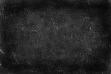 black old wall cracked concrete background / abstract black texture, vintage old background