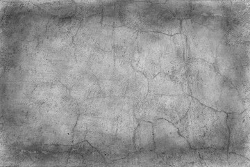 old gray wall / abstract vintage gray background, texture old concrete, plaster crack
