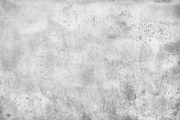 white wall cracks background / abstract white vintage background, texture old wall with cracks
