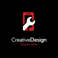 Phone Mobile Services Creative Icon Modern Logo