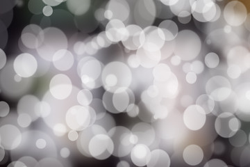 Abstract bokeh festive background with defocused lights