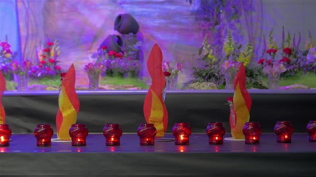 Candles Fire Decorative