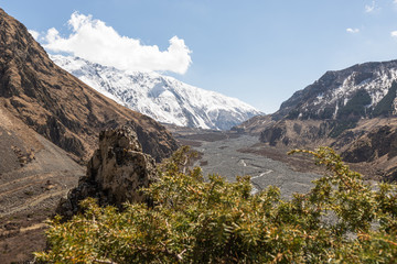 Fototapeta premium Georgia (country) dry valley of a glacier