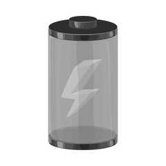 Isolated object of eco and battery icon. Collection of eco and recharge stock vector illustration.