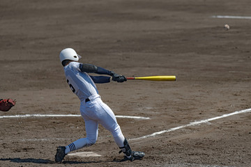高校野球試合風景