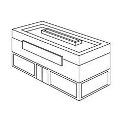 Isolated object of shop and antiquarian logo. Set of shop and modern stock vector illustration.