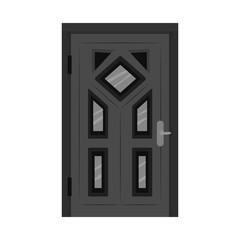 Vector design of door and metal icon. Set of door and entrance vector icon for stock.
