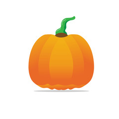 Halloween pumpkin head icon avatar collection. Set of funny and sad emoticons for Halloween. Halloween icon.