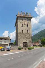 Fototapeta na wymiar Tirano, Torre Torelli