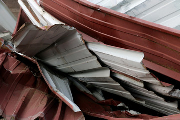 T&ocirc;le froiss&eacute;e