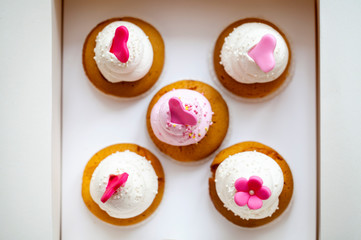 Cupcakes with buttercream