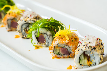 Japanese sushi traditional japanese food