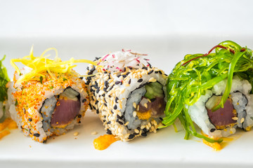 Japanese sushi traditional japanese food