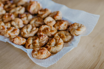 donuts or donuts, cakes and desserts for christmas and traditional celebrations