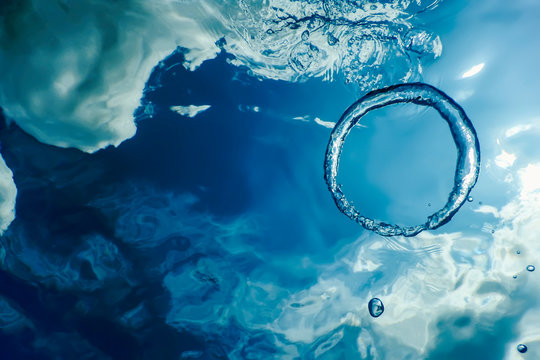 Bubble Ring Underwater, Ring Bubble.