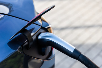 Tesla supercharging