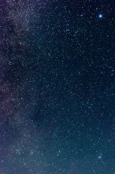 Starry night sky in duck mountain provincial park © Daniel