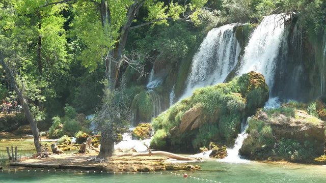 Kravica waterfall on the Trebizat River in Bosnia and Herzegovina
