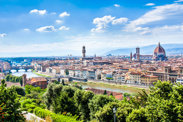 Obraz premium Florence and Saint Mary of the Flower in Florence
