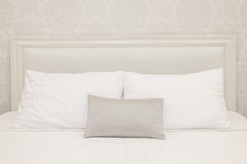 Fototapeta na wymiar Bed and pillow set