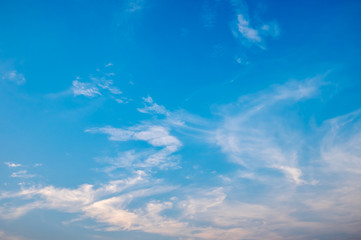 Blue sky with clouds for background