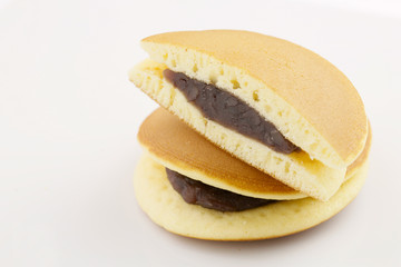 dorayaki isolated on white background