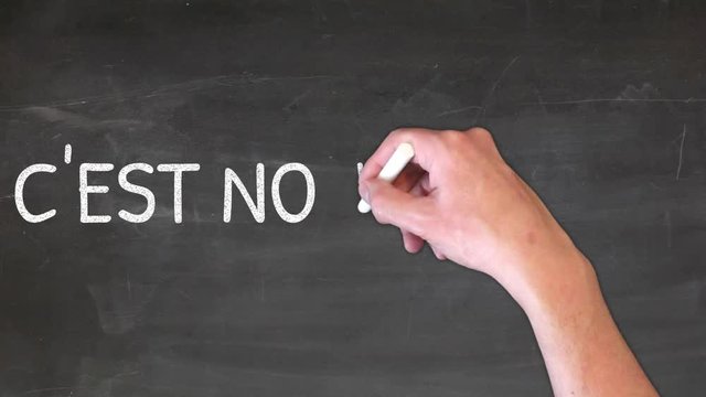 c'est nouveau fleche tableau noir