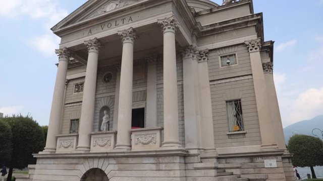 volta temple in como city in italy