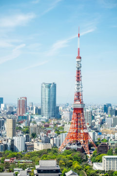 Tokyo tower, landmark of Japan