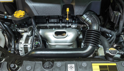 Fototapeta premium Powerful engine of a car