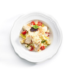 Caesar Salad with Roasted Chicken Breast