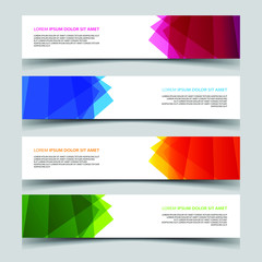 Vector Abstract banner web template