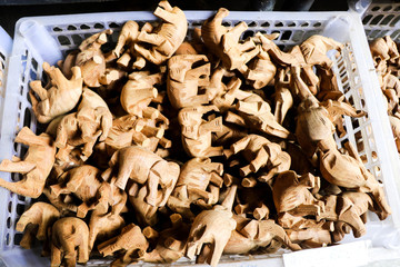 Elephant carving handmade crafts