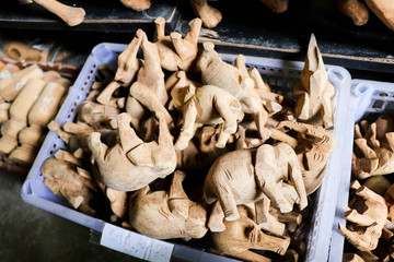 Elephant carving handmade crafts