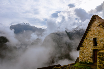 Peruvian Andes and a river that runs beneath it