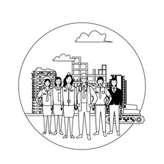 Obraz premium labor day employment celebration cartoon