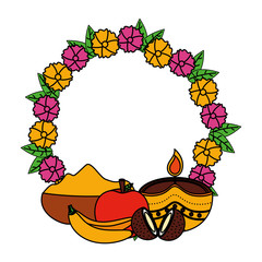 Food of onam celebration design