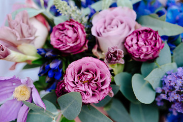 Close-up bouquet of of flowers