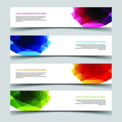 Vector Abstract banner web template