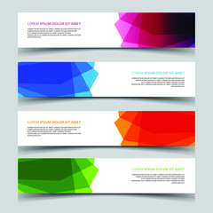 Vector Abstract banner web template